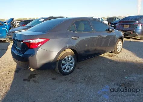 2015 Toyota Corolla Le z USA, uszkodzony, nr VIN 2T1BURHE1FC363228